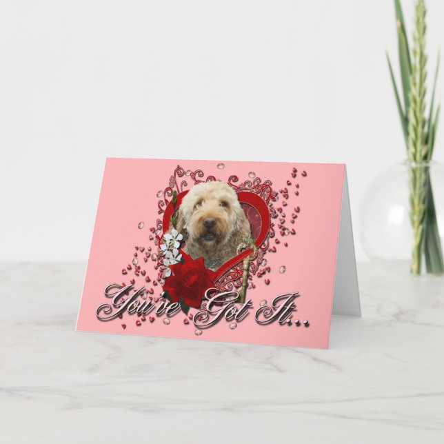 Tarjetas del día de San Valentín - llave a mi (Anverso)