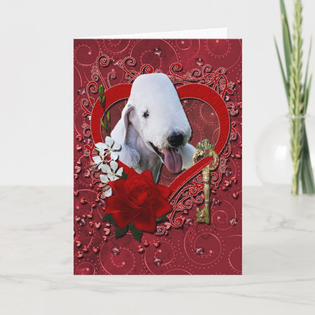 Tarjetas del día de San Valentín - llave a mi (Anverso)