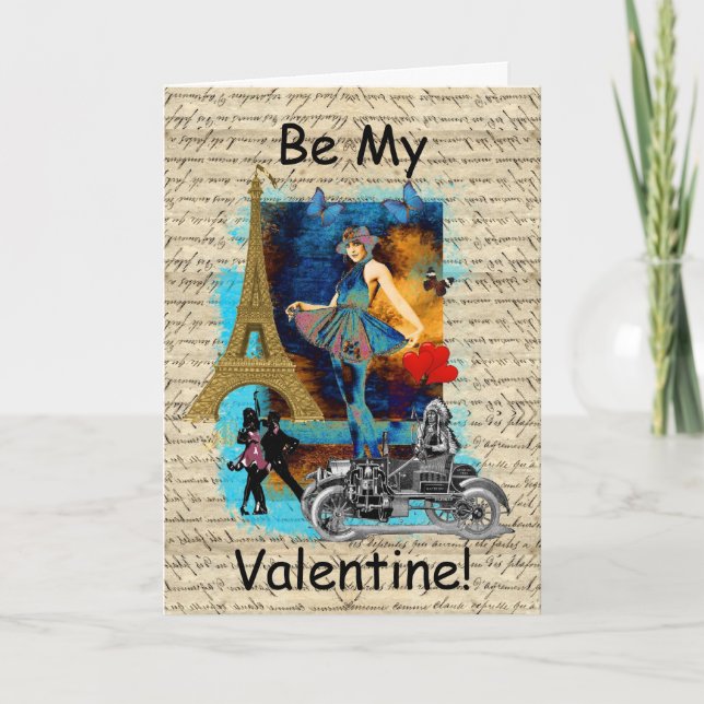 Tarjetas del día de San Valentín románticas de (Anverso)