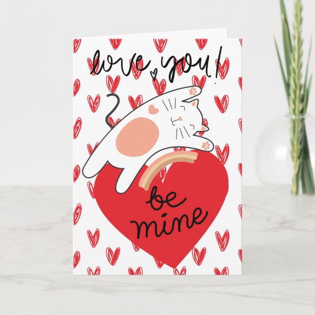 Tarjetas del día de San Valentín sé mía (Anverso)