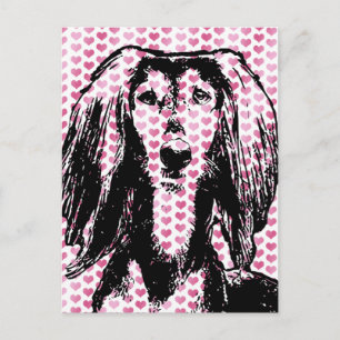 Tarjetas del día de San Valentín - silueta de