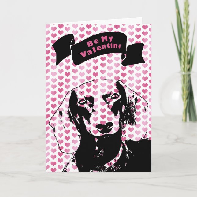 Tarjetas del día de San Valentín - silueta del (Anverso)