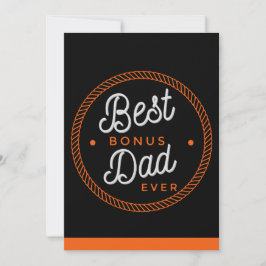 Tarjetas del día del padrastro Tipografía Stepdad