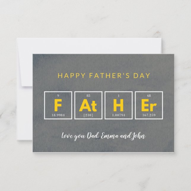 Tarjetas del día del padre Cool Divertido (Anverso)