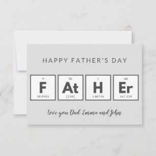 Tarjetas del día del padre Cool Divertido