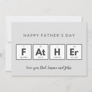 Tarjetas del día del padre Cool Divertido