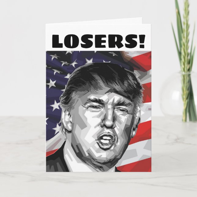 TARJETAS DEL DÍA DEL PADRE DE DONALD TRUMP "PERDED (Anverso)