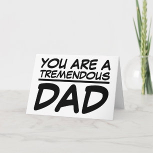 TARJETAS DEL DÍA DEL PADRE TREMENDO PAPÁ TRUMP
