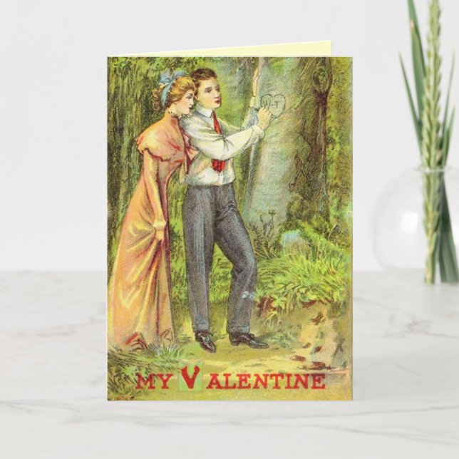 Tarjetas del el día de San Valentín del Victorian (Anverso)