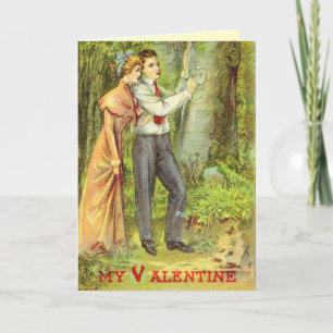 Tarjetas del el día de San Valentín del Victorian