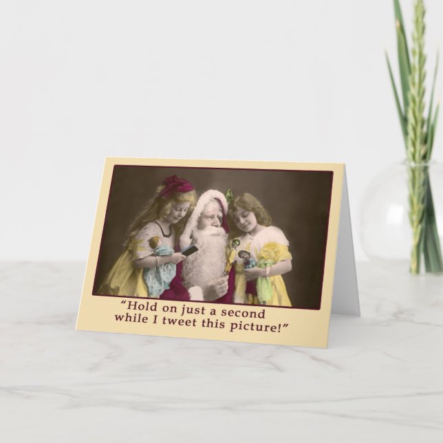 Tarjetas del humor del día de fiesta (Anverso)