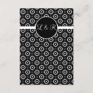 tarjetas del juego, rsvp del monograma de vegas