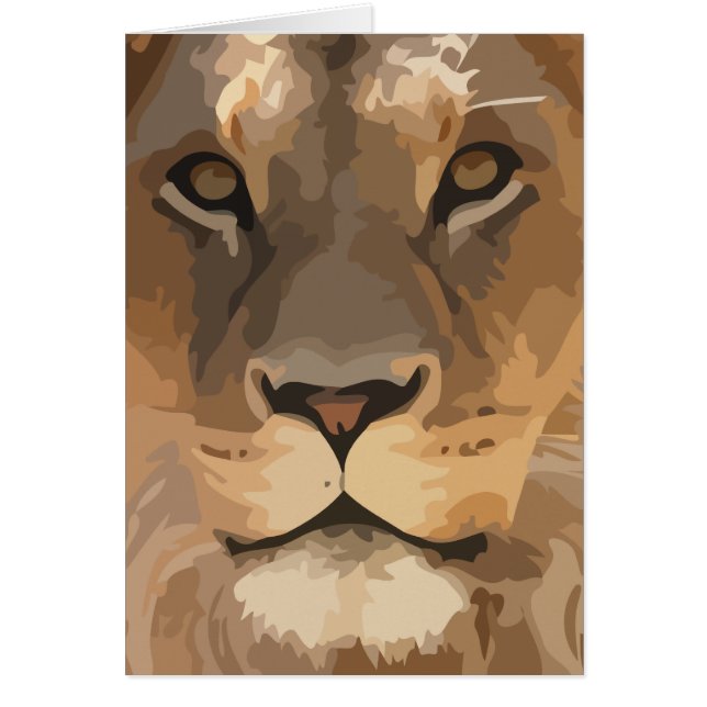 Tarjetas del león (Frente)