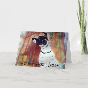 Tarjetas del mascota del día de fiesta de