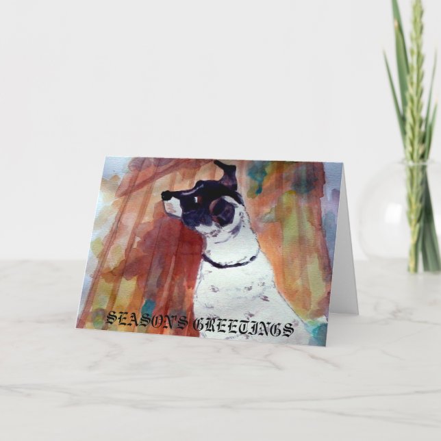 Tarjetas del mascota del día de fiesta de (Anverso)