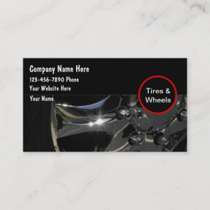 Tarjetas del negocio automovilístico