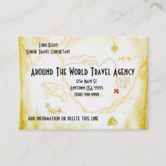 Tarjetas del negocio de representación del viaje