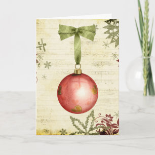 tarjetas del ornamento del navidad