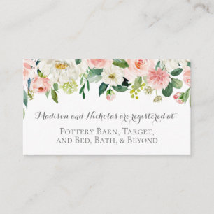 Tarjetas del parte movible del registro de la flor