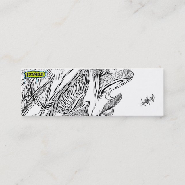 Tarjetas del perfil de Andy Howell (Anverso)