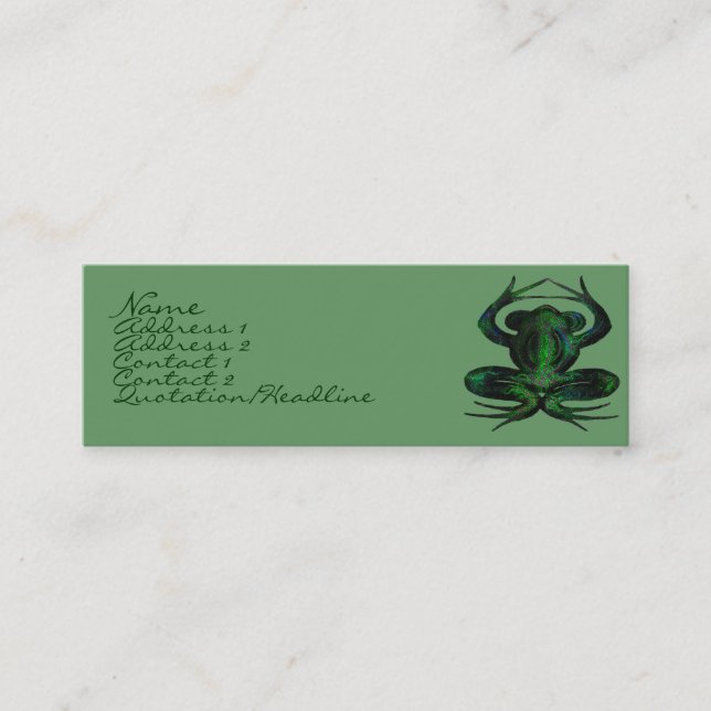 Tarjetas del perfil de Calaveras (Anverso)