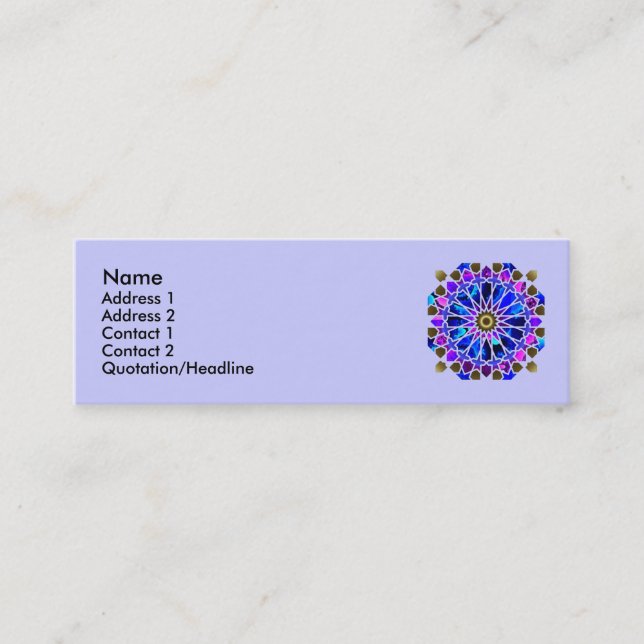 Tarjetas del perfil de la noria (Anverso)