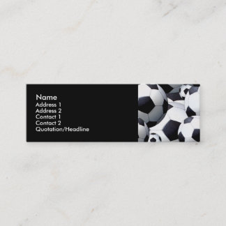 Tarjetas del perfil de los balones de fútbol