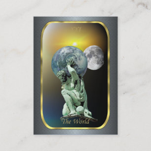 Tarjetas del perfil de Tarot - el mundo
