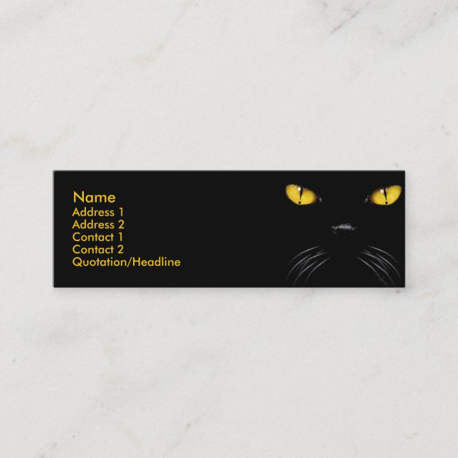 Tarjetas del perfil del abucheo (Anverso)