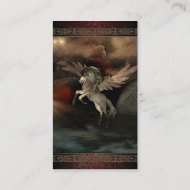 Tarjetas del perfil del arte de la fantasía de (Anverso)