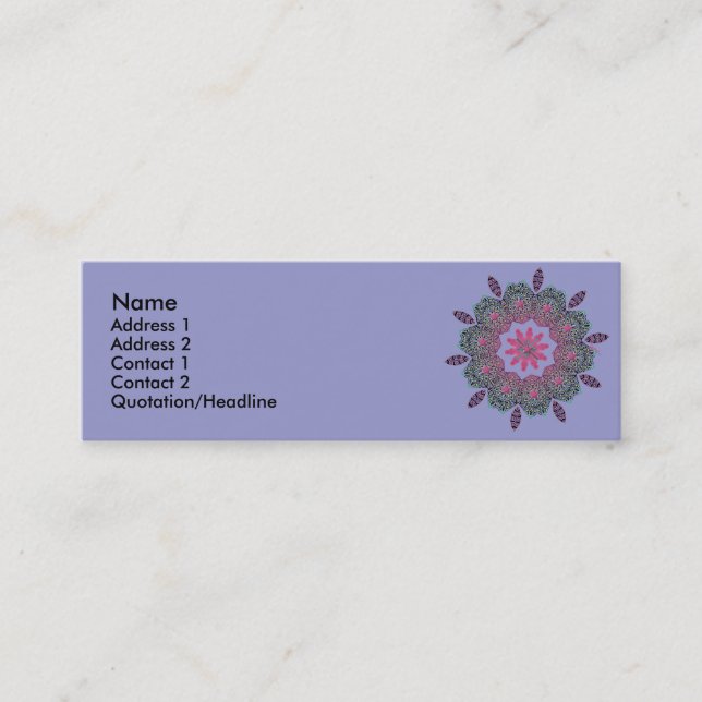 Tarjetas del perfil del EL Paseo (Anverso)