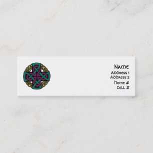 Tarjetas del perfil del medallón