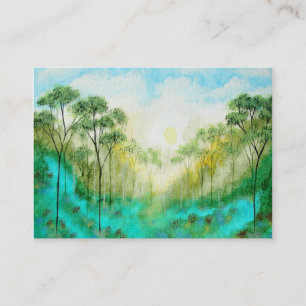 Tarjetas del perfil del negocio de la serenidad