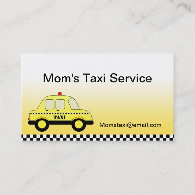 Tarjetas del perfil del taxi de la mamá (Anverso)