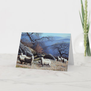 Tarjetas del prado de la ladera