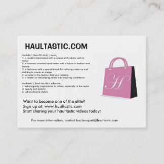 Tarjetas del promo de Haultastic