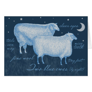 Tarjetas del recinto de las ovejas para sus
