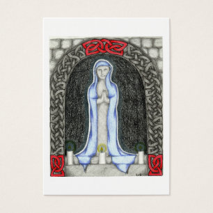 Tarjetas del rezo de Maria del saludo