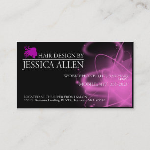 Tarjetas del salón de Jessica