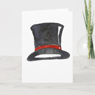 Tarjetas del sombrero de copa
