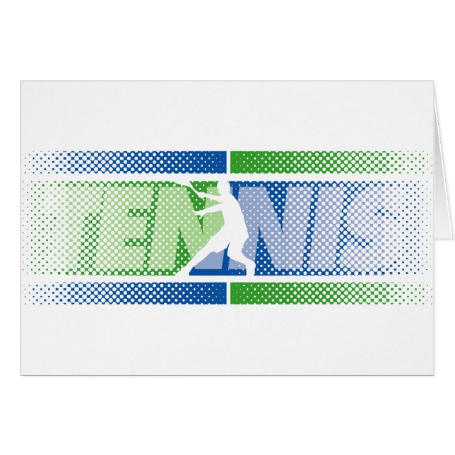 Tarjetas del tenis en diversos diseños (Anverso (Horizontal))