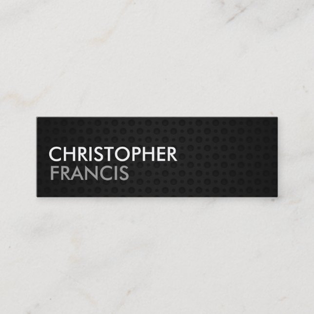 Tarjetas del tono del metal dos del tungsteno mini (Anverso)