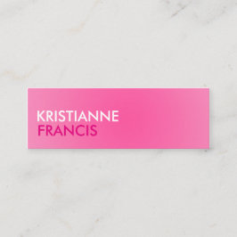 Tarjetas del tono del rosa dos mini