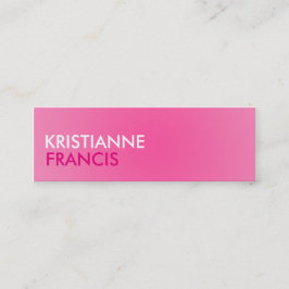 Tarjetas del tono del rosa dos mini