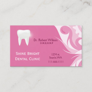Tarjetas dentales con tarjeta de cita