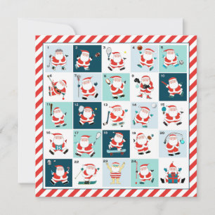 Tarjetas deportivas de Navidad