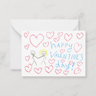 Tarjetas día de San Valentín para entregar a los n