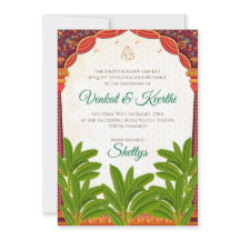 Tarjetas digitales de boda del sur de India invita