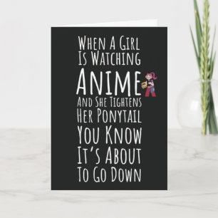 Tarjetas Divertidas de Anime Chica Hija Para Ella 