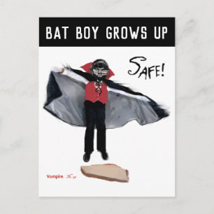 Tarjetas divertidas de béisbol de Halloween